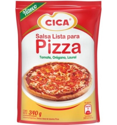 SALSA LISTA CICA PIZZA D PACK 340GR x 6 un.