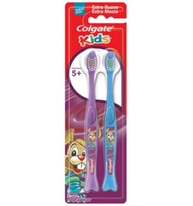 CEPILLO D.COLGATE KIDS 5AÑOS+ X 2UN x 6 un.