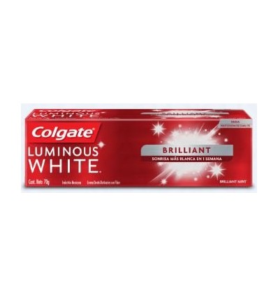 DENTIFRICO COLGATE LUMINOUS WHITE 70GR x 6 un.
