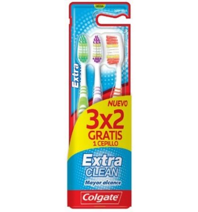 $CEPILLO D.COLGATE EXTRA CLEAN 3X2 x 6 un.