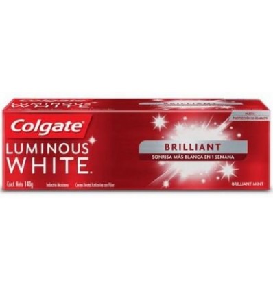 DENTIFRICO COLGATE LUMINOUS WHITE 90GR x 6 un.