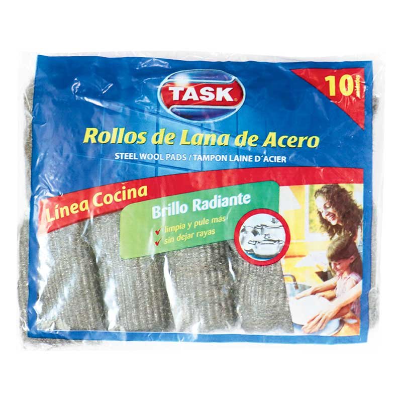 Lana De Acero Romyl X 10 Rollitos