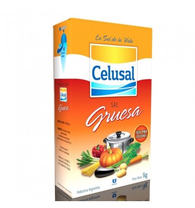 SAL CELUSAL GRUESA ESTUCHE 1KG x 12 un.