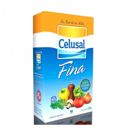 SAL CELUSAL FINA ESTUCHE 500GR x 24 un.