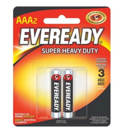 PILAS EVEREADY BLISTER EXT DUR AAA 2UN x 6 un.