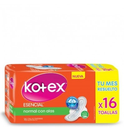 T.F.KOTEX ESPECIAL C/A 16UN x 6 un.
