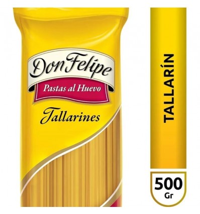 FIDEOS DON FELIPE TALLARIN HUEVO 500GR x 20 un.