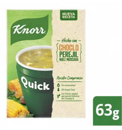 SOPAS K.S QUICK CHOCLO PEREJIL 5 SOBRES x 6 un.