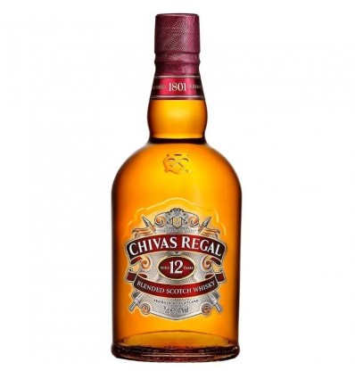 WHISKY CHIVAS REGAL 12 AÑOS 700CC x 1 un.