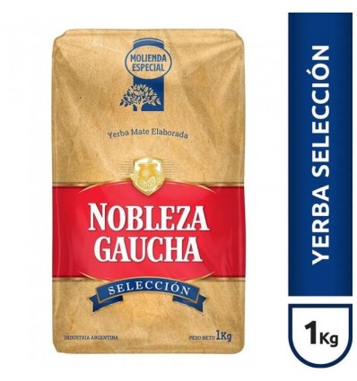 $YERBA NOBLEZA GAUCHA SELECCION 1KG x 6 un.