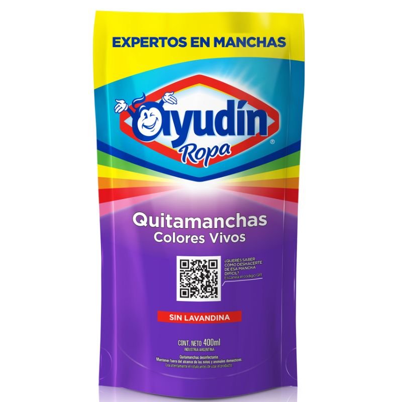 QUITAMANCHAS VANISH OXI GEL PRELAV LIQ 400 - Cordoba