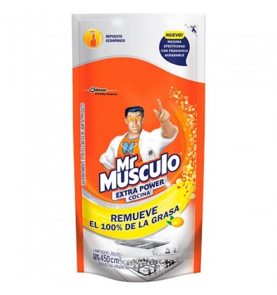 LIMPIAD.MR MUSCULO PLATINUM COCINA DP 450 x 15 un.