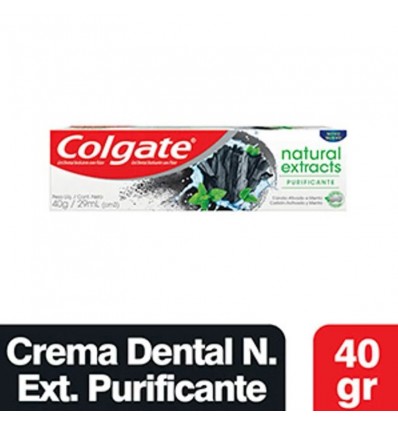 DENTIFRICO COLGATE NATURAL EXT PURIF 40GR x 12 un.