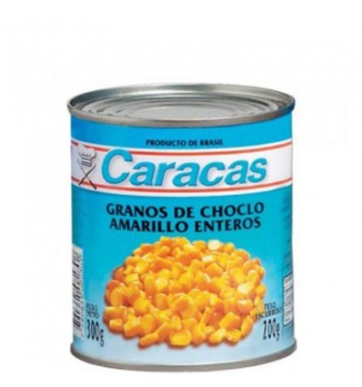 CHOCLO CARACAS GRANO AMARILLO LATA 300GR x 12 un.