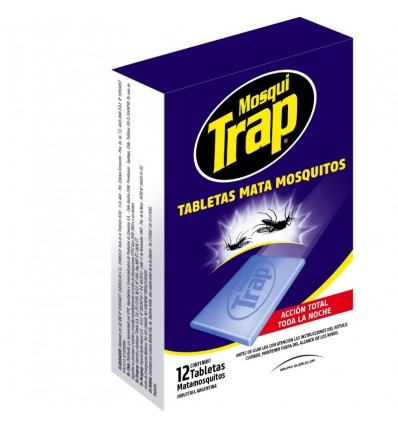 INSECTICIDA MOSQUITRAP TABLETAS 12UN x 10 un.