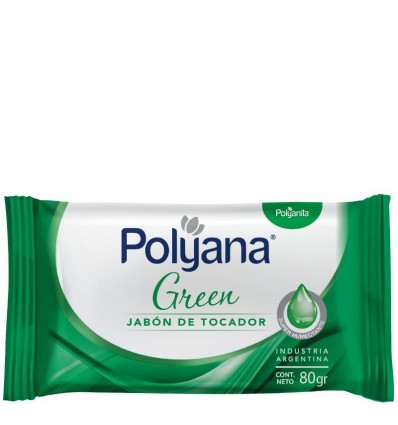 JAB.DE TOC POLYANA GREEN 80GR x 12 un.