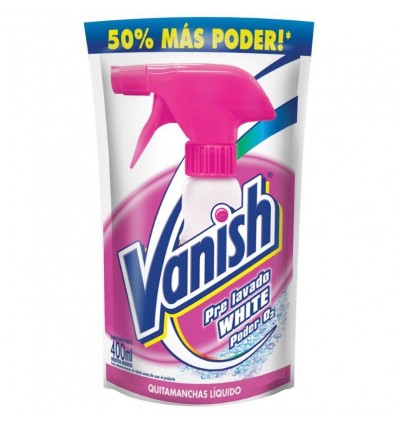 QUITAMANCHAS VANISH WHITE OXI ACT DP 400CC x 6 un.