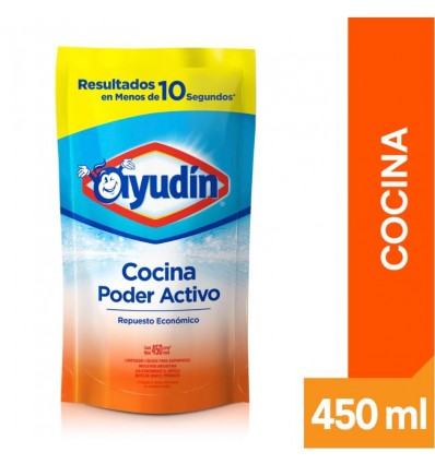 LIMPIAD.AYUDIN COCINA PODER ACTIVO DP 450C x 16 un.