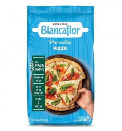 HARINA PRE MEZCLA BLANCAFLOR P/PIZZA 400GR x 6 un.