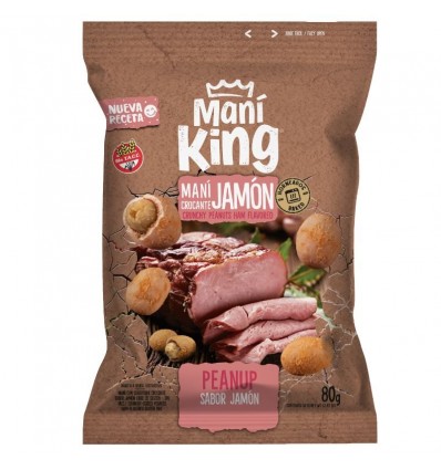 MANI KING CROCANTE SABOR JAMON 80GR x 15 un.