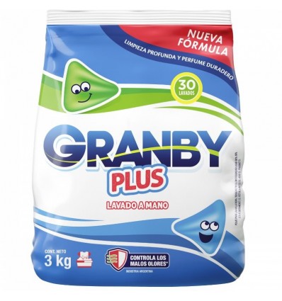 DET.POLVO GRANBY PLUS REGULAR 3KG x 1 un.