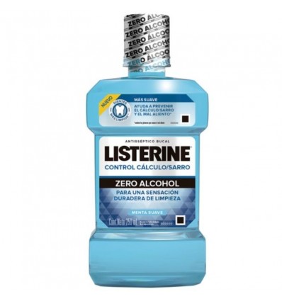 ENJ.BUCAL LISTERINE ANTISARRO ZERO ALC 250 x 3 un.