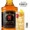 WHISKY JIM BEAM BLACK EXTRA-AGED 43% 750CC x 1 un.