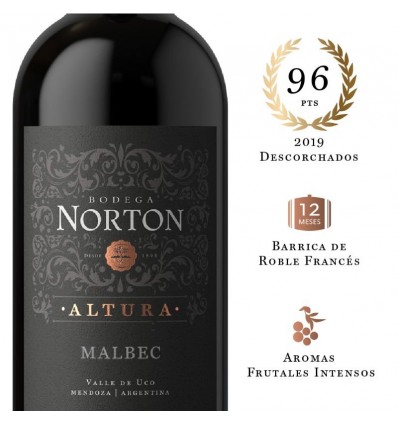 NORTON ALTURA MALBEC 750CC x 1 un.