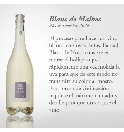 LAS PERDICES LOGIA BLANC DE MALBEC 750CC x 1 un.