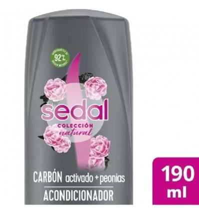 ACOND.SEDAL CARBON ACTIVADO Y PEONIAS 190C x 6 un.