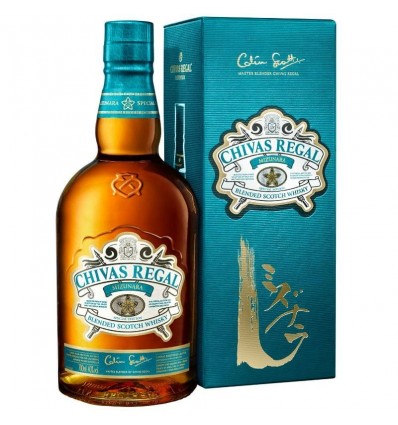 WHISKY CHIVAS REGAL MIZUNARA ESTUCHE 700CC x 1 un.