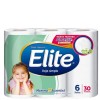 PAPEL HIG ELITE CUIDADO CLASICO SH 30MT 6U x 10 un.