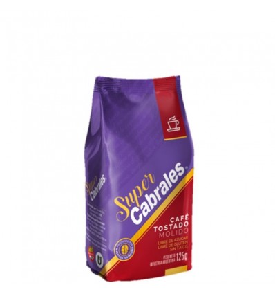 CAFE SUPER CABRALES TOSTADO MOLIDO 125GR x 6 un.