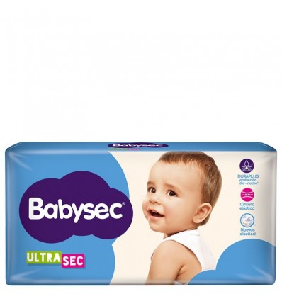 PAÑALES BABYSEC ULTRA HIPER MED 48UN x 1 un.