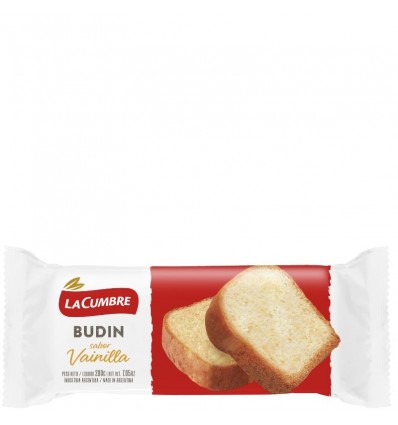 BUDIN LA CUMBRE VAINILLA 200GR x 18 un.