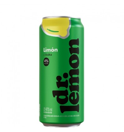 DR LEMON VODKA LIMON LATA VERDE 473CC x 6 un.