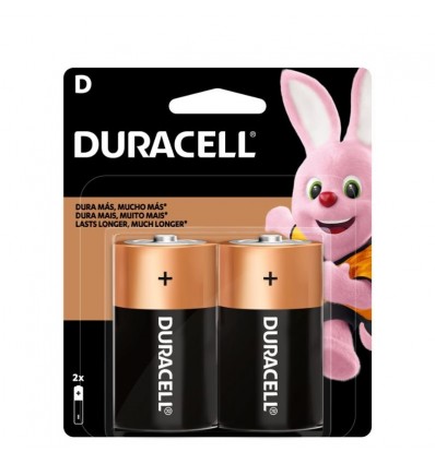 PILAS DURACELL BLISTER D GRANDES 2UN x 1 un.