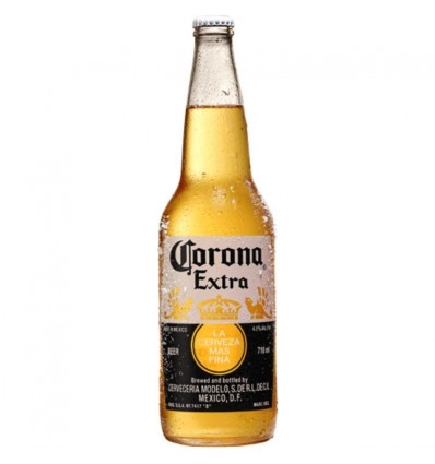 CERVEZA CORONA RUBIA BOTELLA 710CC x 6 un.