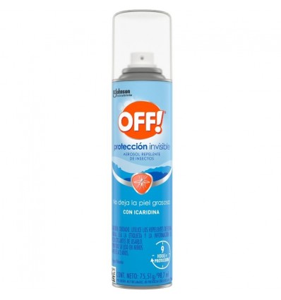 REPELENTE OFF INVISIBLE AEROSOL 104.5CC x 3 un.