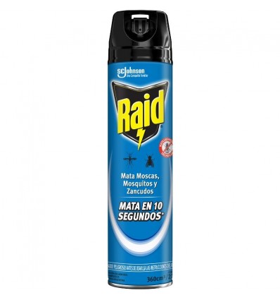 INSECTICIDA RAID MMM AZUL 380CC x 6 un.