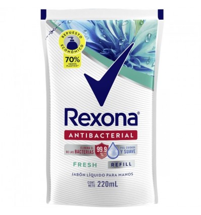 JABON LIQUIDO REXONA ANTIB FRESH 220CC x 3 un.