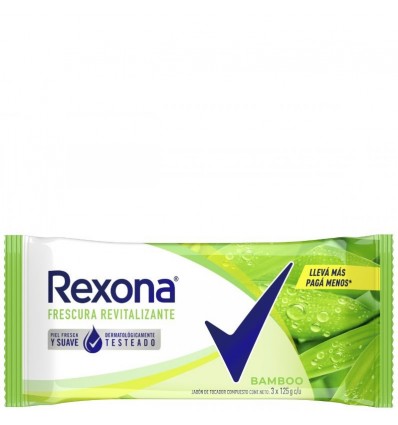 JAB.DE TOC REXONA BAMBOO 3X120GR x 6 un.