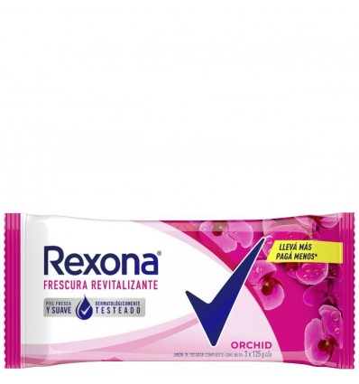 JAB.DE TOC REXONA ORCHID 3X120GR x 6 un.