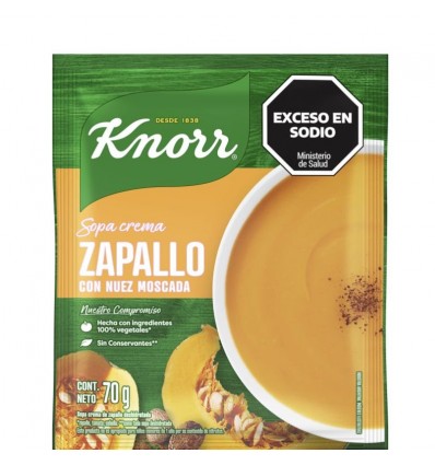 SOPAS K.S CREMA ZAPALLO C/NUEZ MOSC 10UN x 10 un.