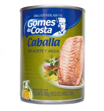 CABALLA GOMES DA COSTA EN ACEITE 380GR x 6 un.