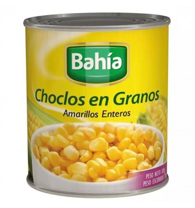 CHOCLO BAHIA GRANO AMARILLO LATA 280GR x 12 un.