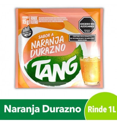 JUGO EN POLVO TANG NARANJA-DURAZNO 15GR x 20 un.