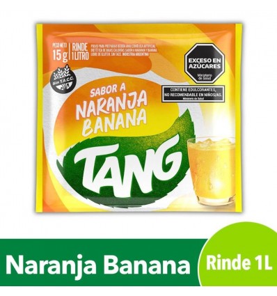 JUGO EN POLVO TANG NARANJA-BANANA 15GR x 20 un.