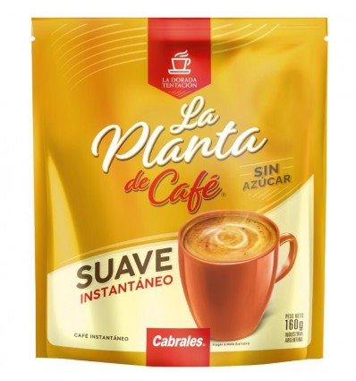 CAFE INST PLANTA CAFE SUAVE DOY PAK 160GR x 6 un.