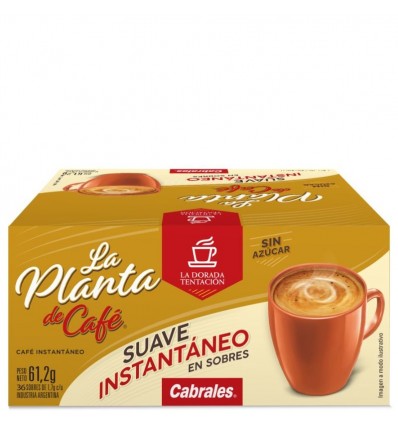 CAFE INST LA PLANTA CAFE SUAVE SOBRES 36UN x 6 un.